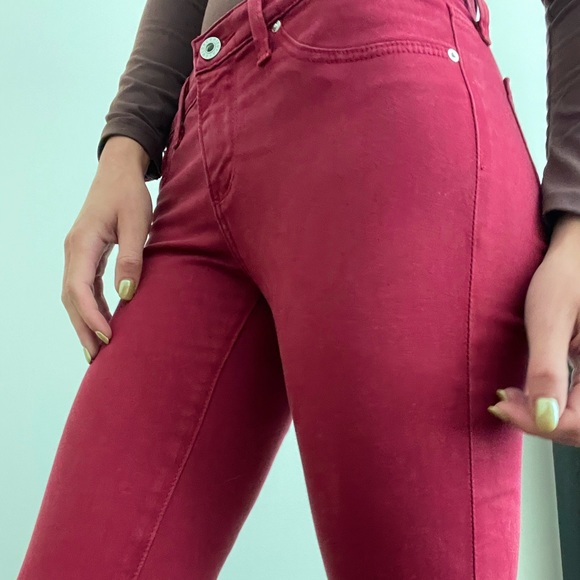 Red AG designer pants - Picture 4 of 4